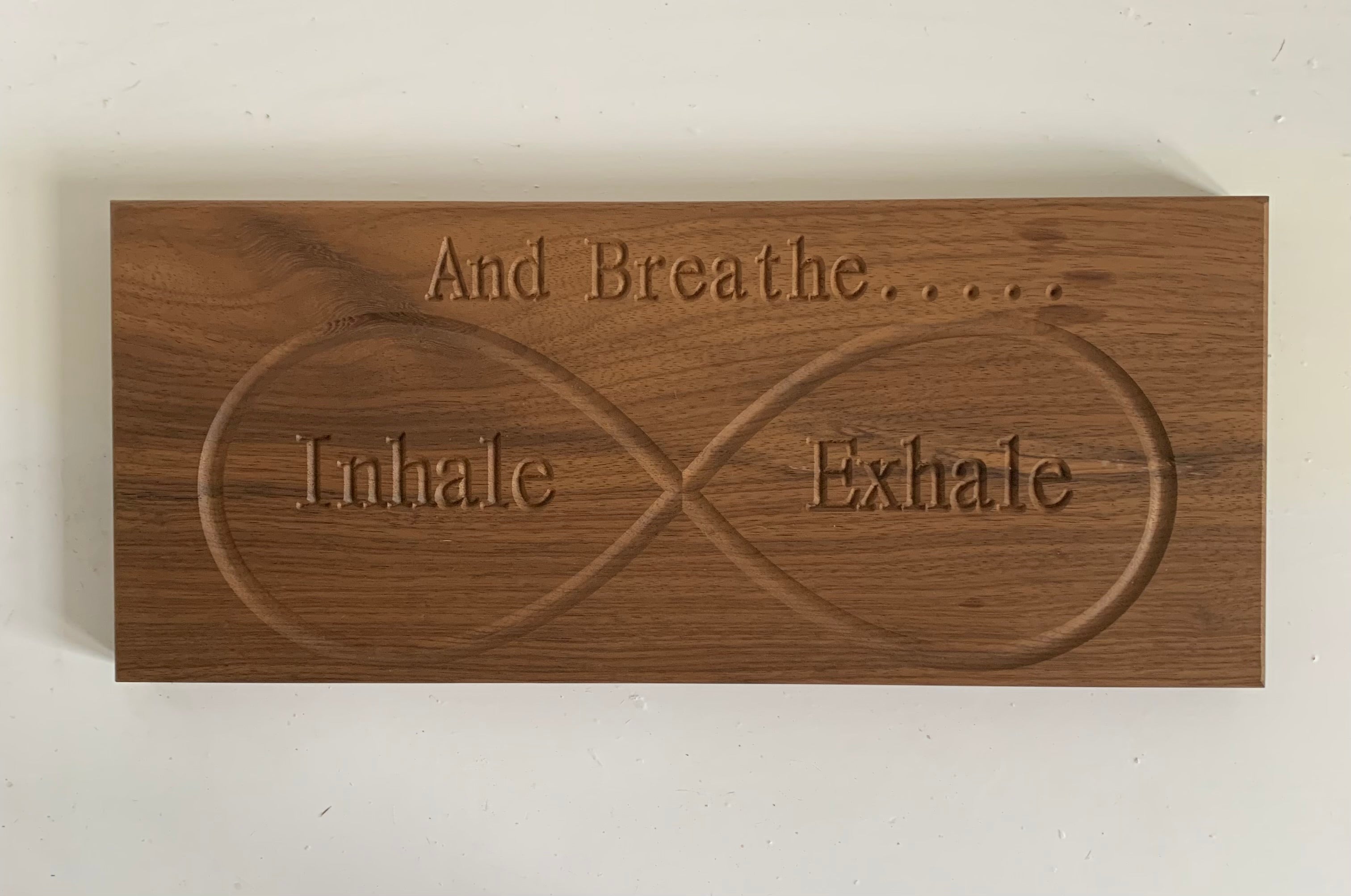 Infinite breathing board dark wood